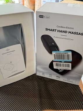 Cordless Electric Smart Hand Massager in Black
